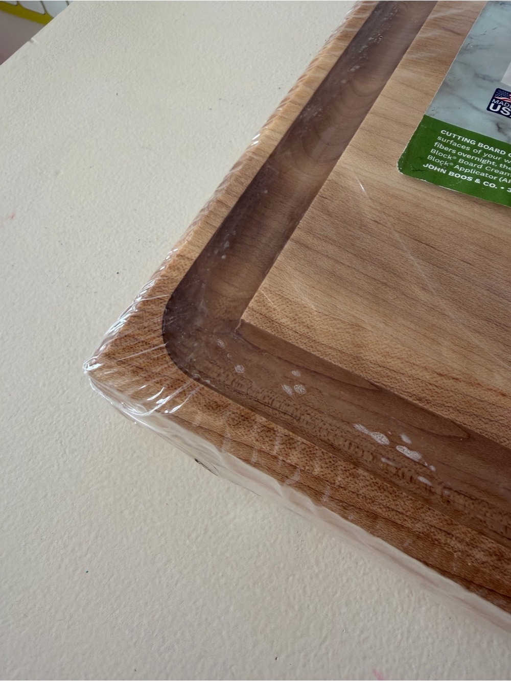 Boos Block Wood Cutting Board Natural Maple Cutting Board with Juice Groove NWT - Picture 7 of 8